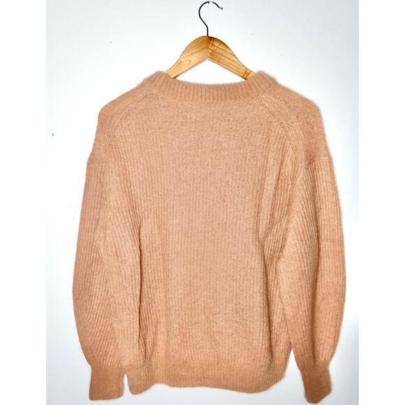 Everlane The Cocoon Crew in Alpaca Cardigans Medium Warm Tupe Tan - Picture 7 of 8